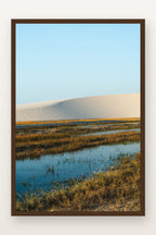 Lençóis Maranhenses XVIII em moldura Imbuia