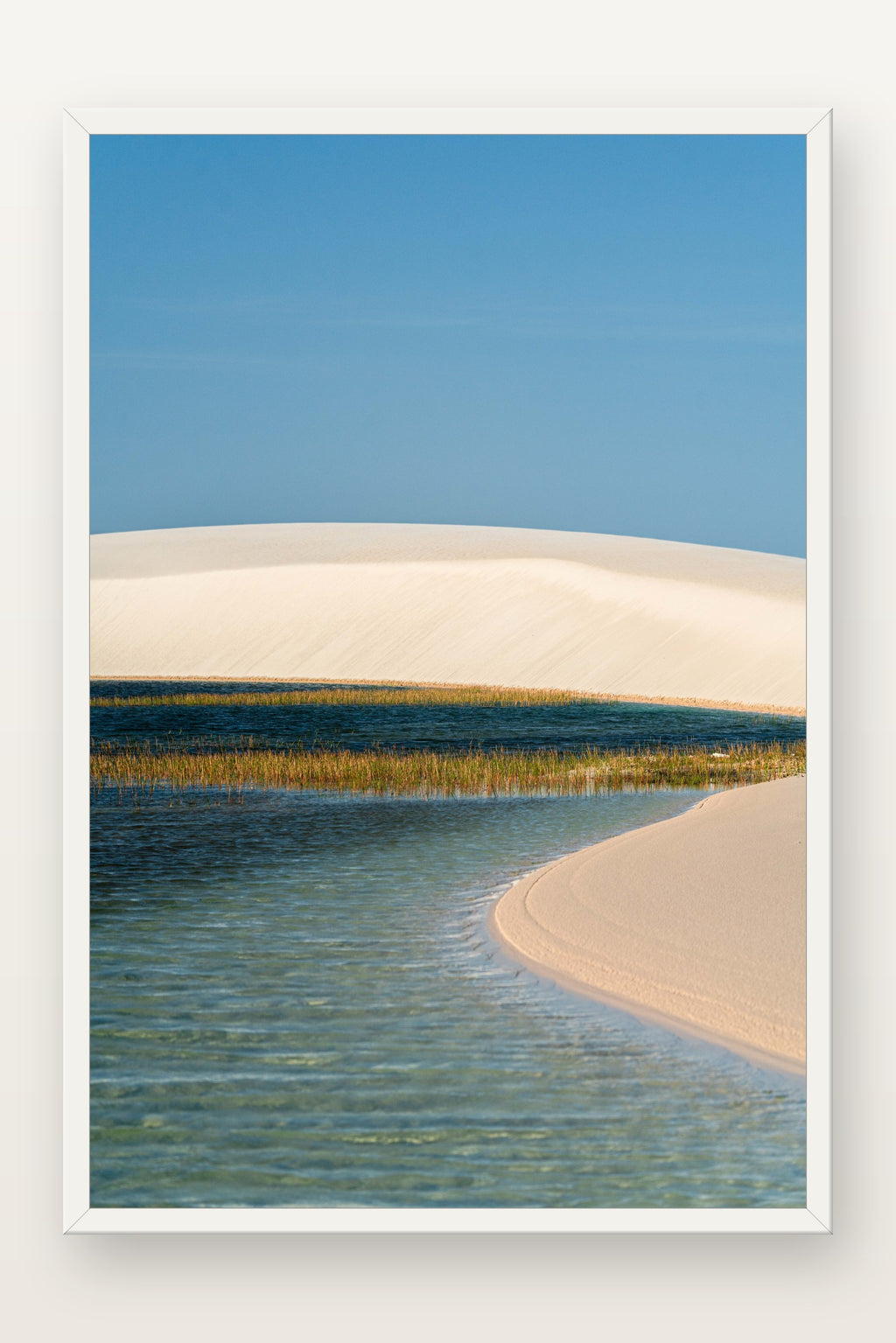 Lençóis Maranhenses XIX em moldura branca