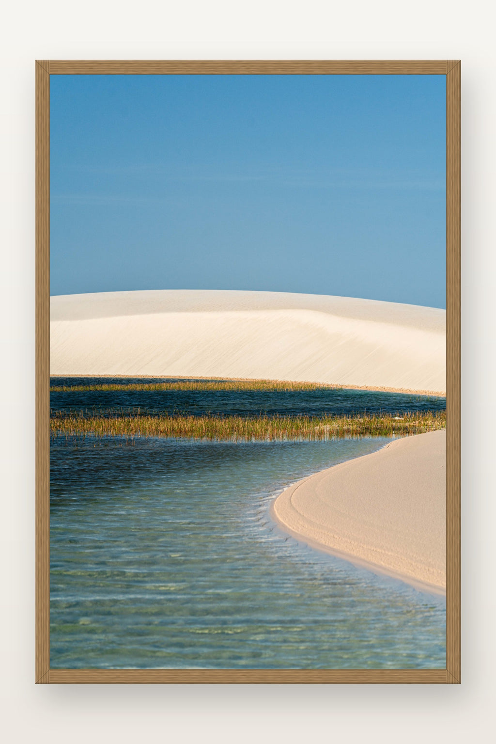 Lençóis Maranhenses XIX em moldura Freijó