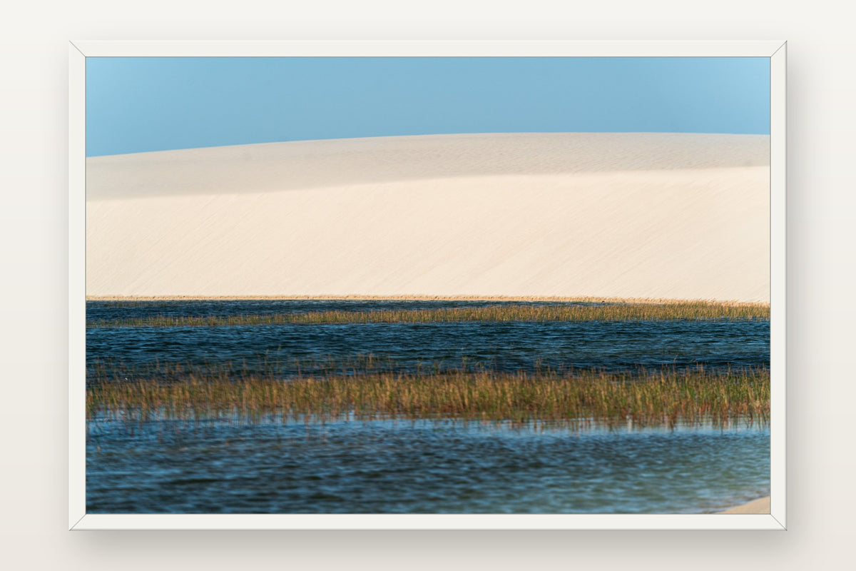 Lençóis Maranhenses XX em moldura branca