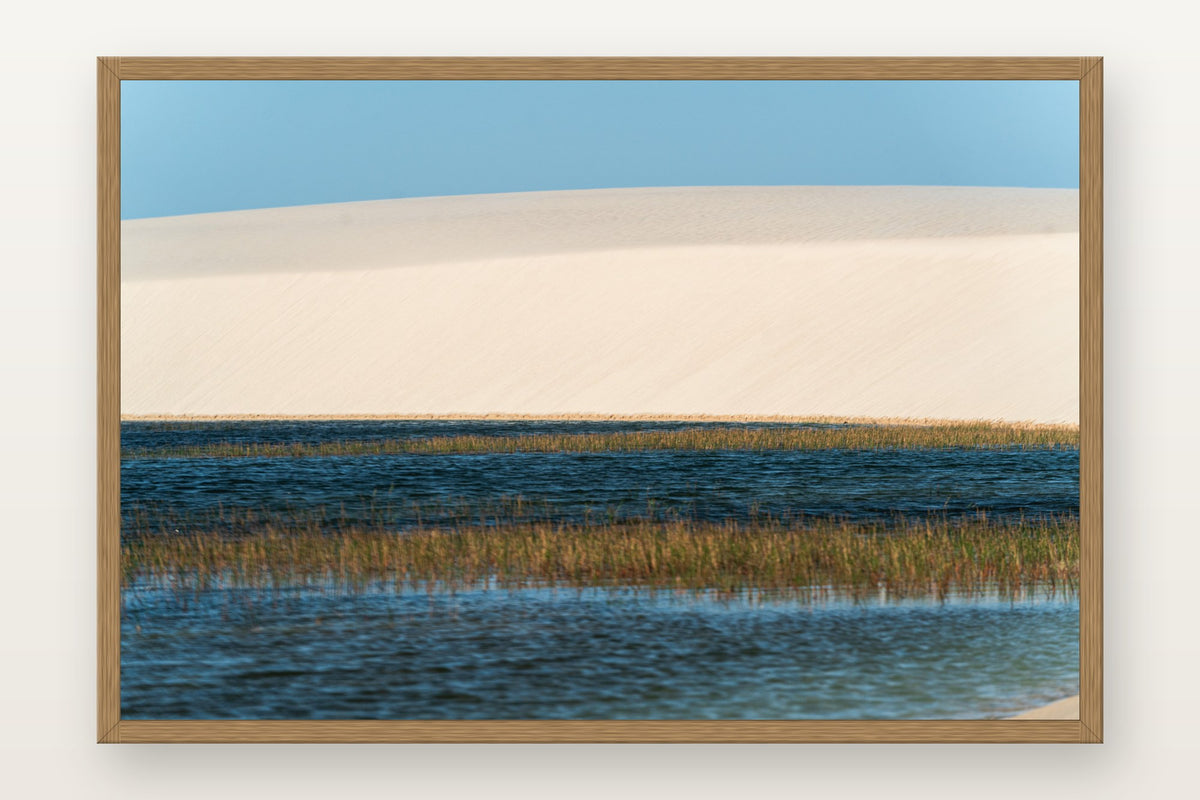 Lençóis Maranhenses XX em moldura Freijó