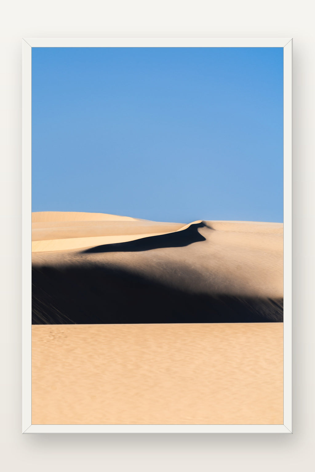 Lençóis Maranhenses XXI em moldura branca