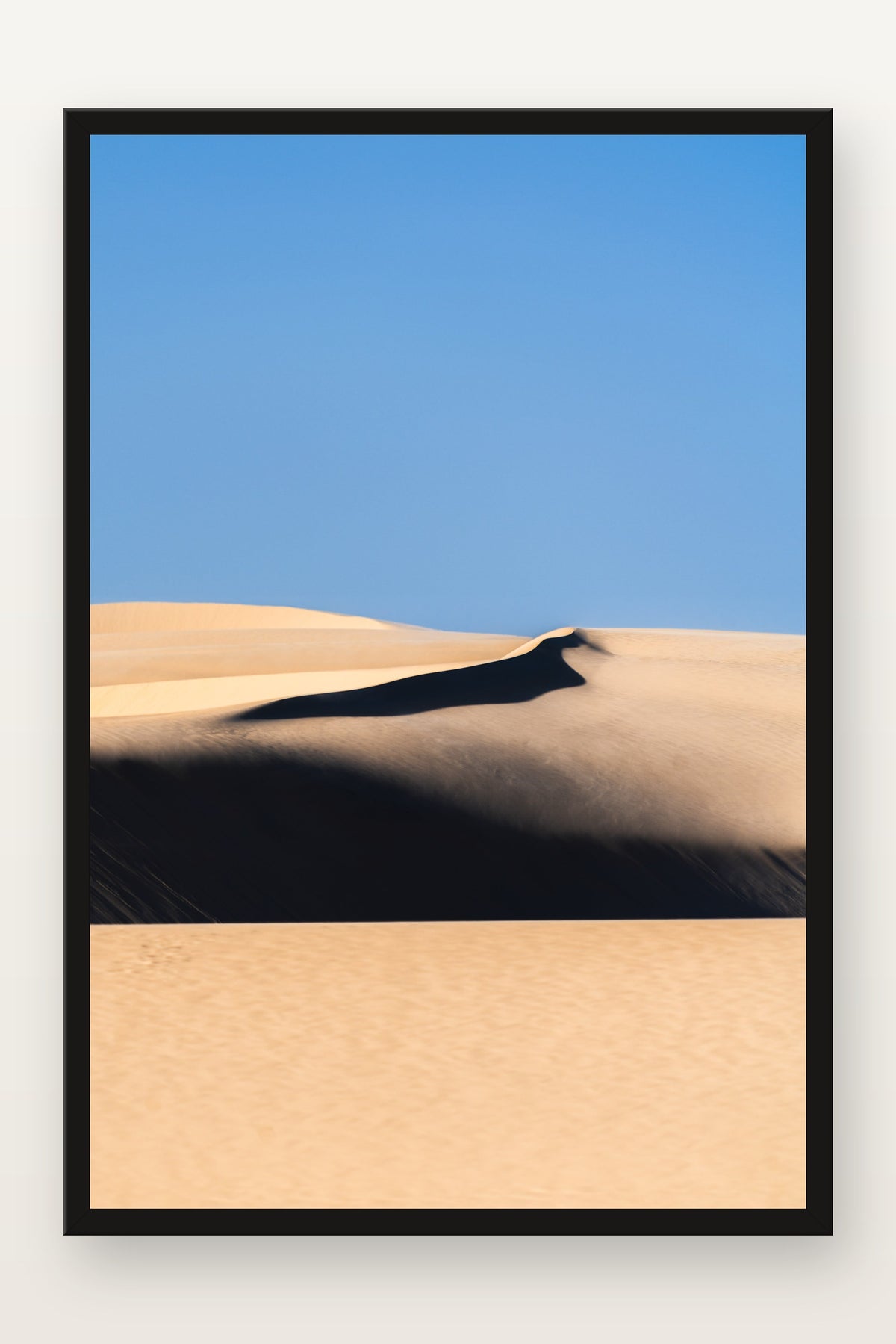 Lençóis Maranhenses XXI em moldura preta