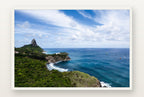 Morro do Pico I em moldura branca