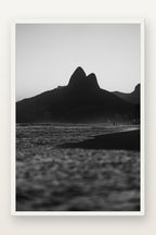 Morro Dois Irmãos IX em moldura branca