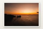 Pôr do Sol II em moldura branca