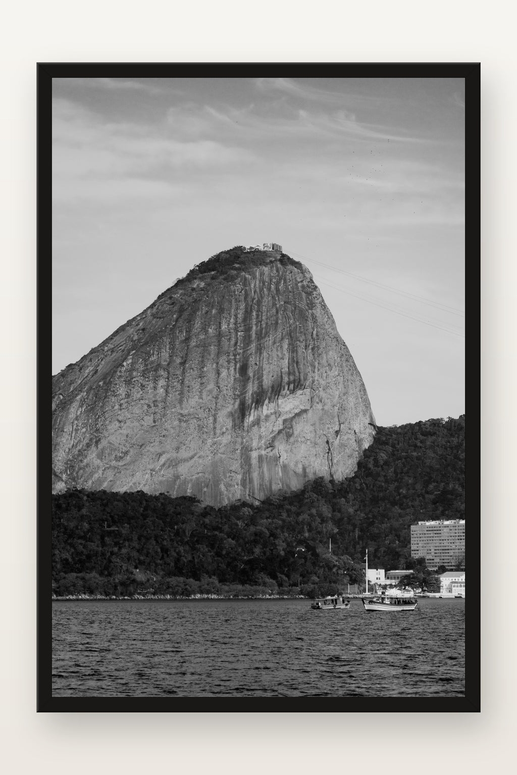 Pão de Açúcar I em moldura preta