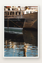 Port Vell V em moldura branca