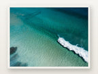 Praia do Cachorro IV em moldura branca
