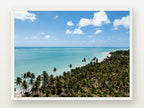 Praia do Patacho em moldura branca