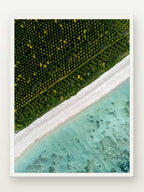 Praia do Toque II em moldura branca