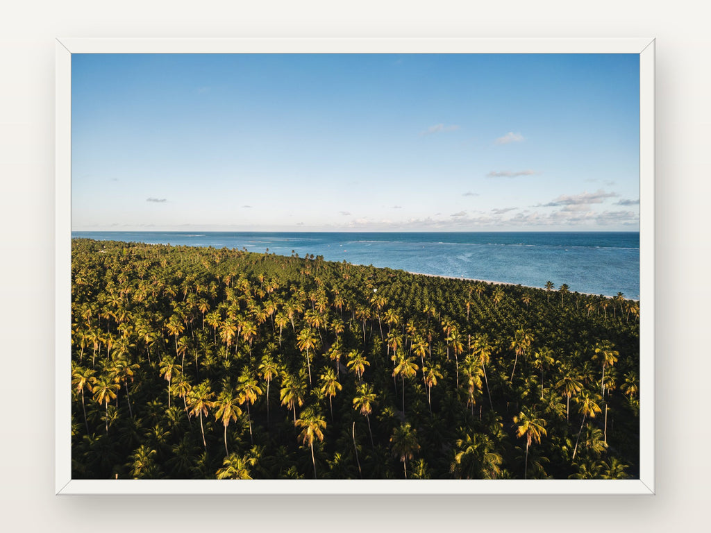 Praia do Toque V em moldura branca