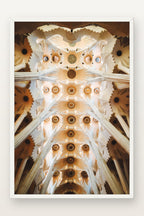 Sagrada Família II em moldura branca