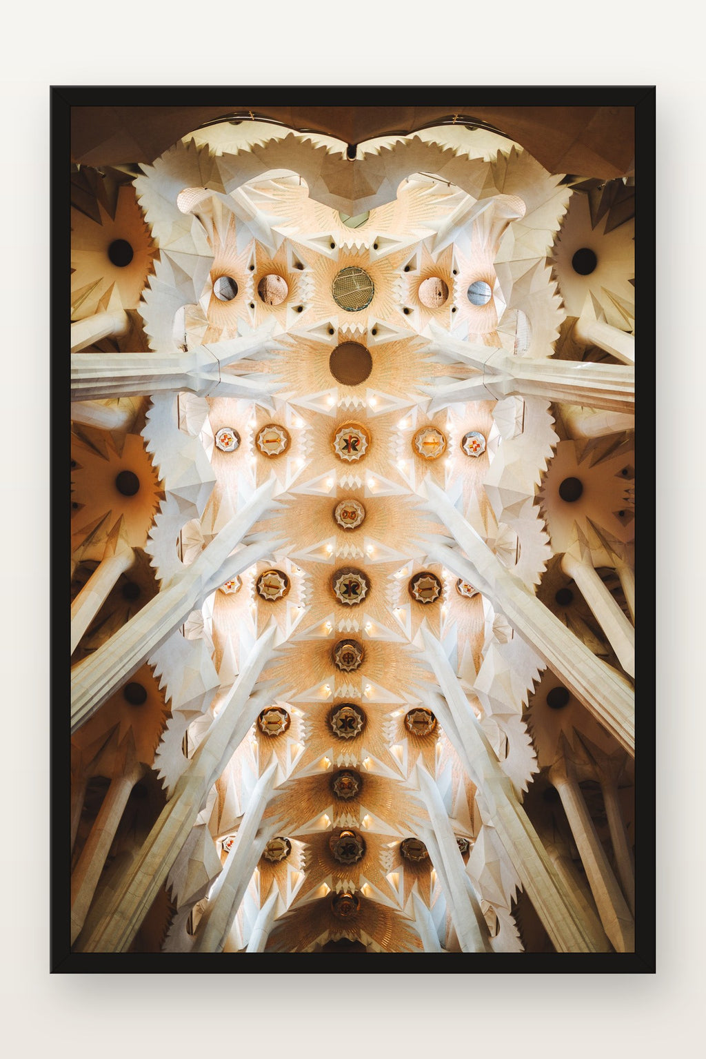 Sagrada Família II em moldura preta