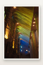 Sagrada Família III em moldura branca