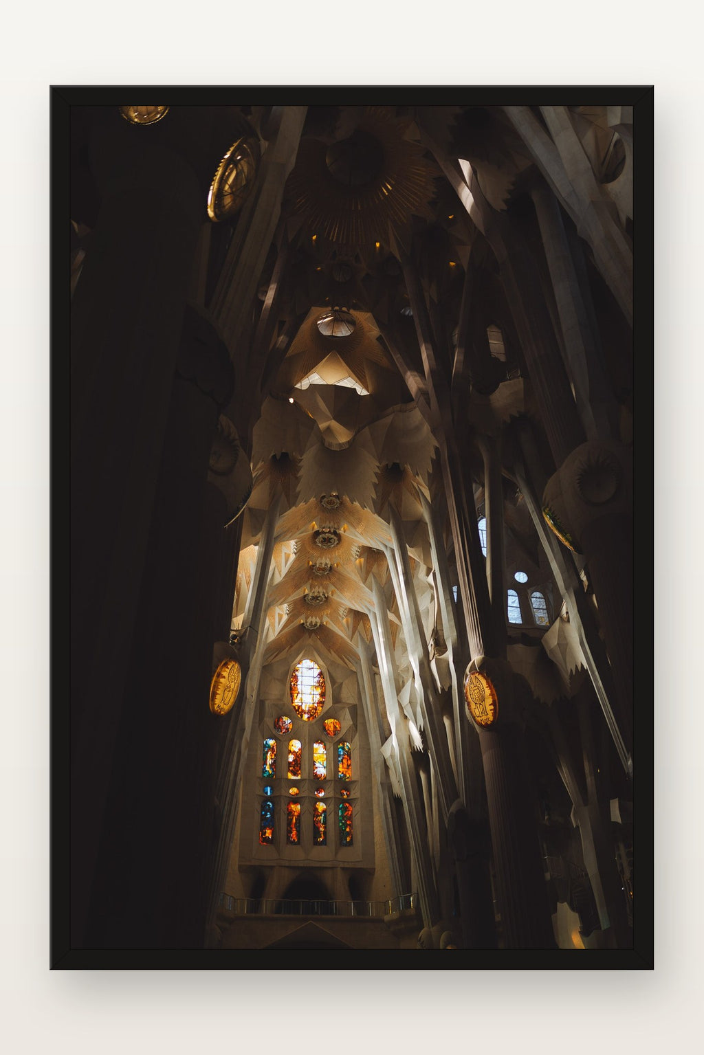 Sagrada Família IV em moldura preta