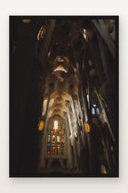 Sagrada Família IV em moldura preta