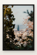 Torre Glòries I em moldura preta